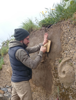 earth plastering